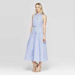 Women’s Pinstripe High Neck Maxi - NWT